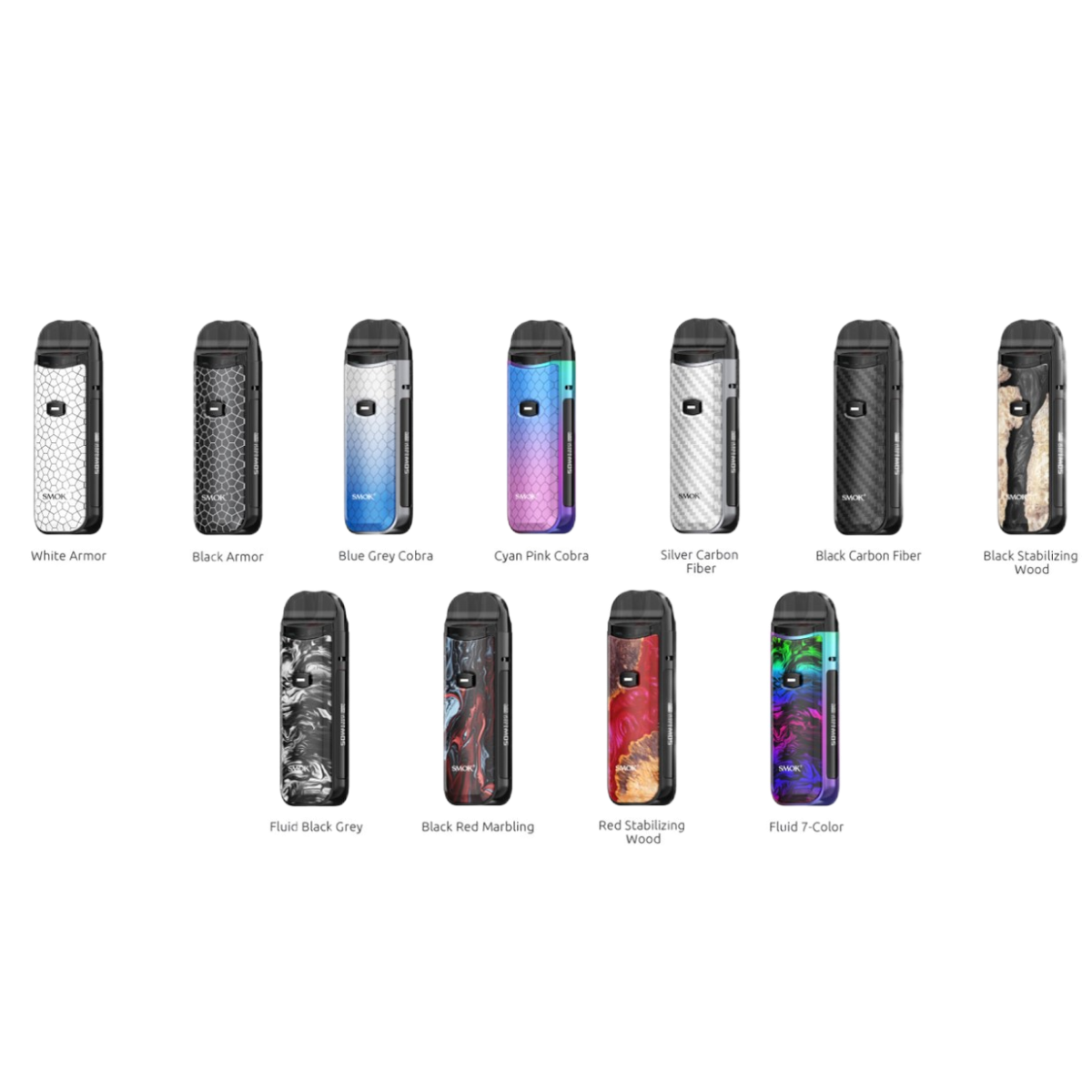 SMOK NORD 50W Pod Kit 1800mAh Red SMOK-098M