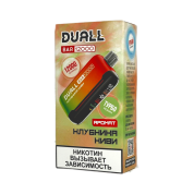 DUALL BAR 12000 Клубника киви 2%