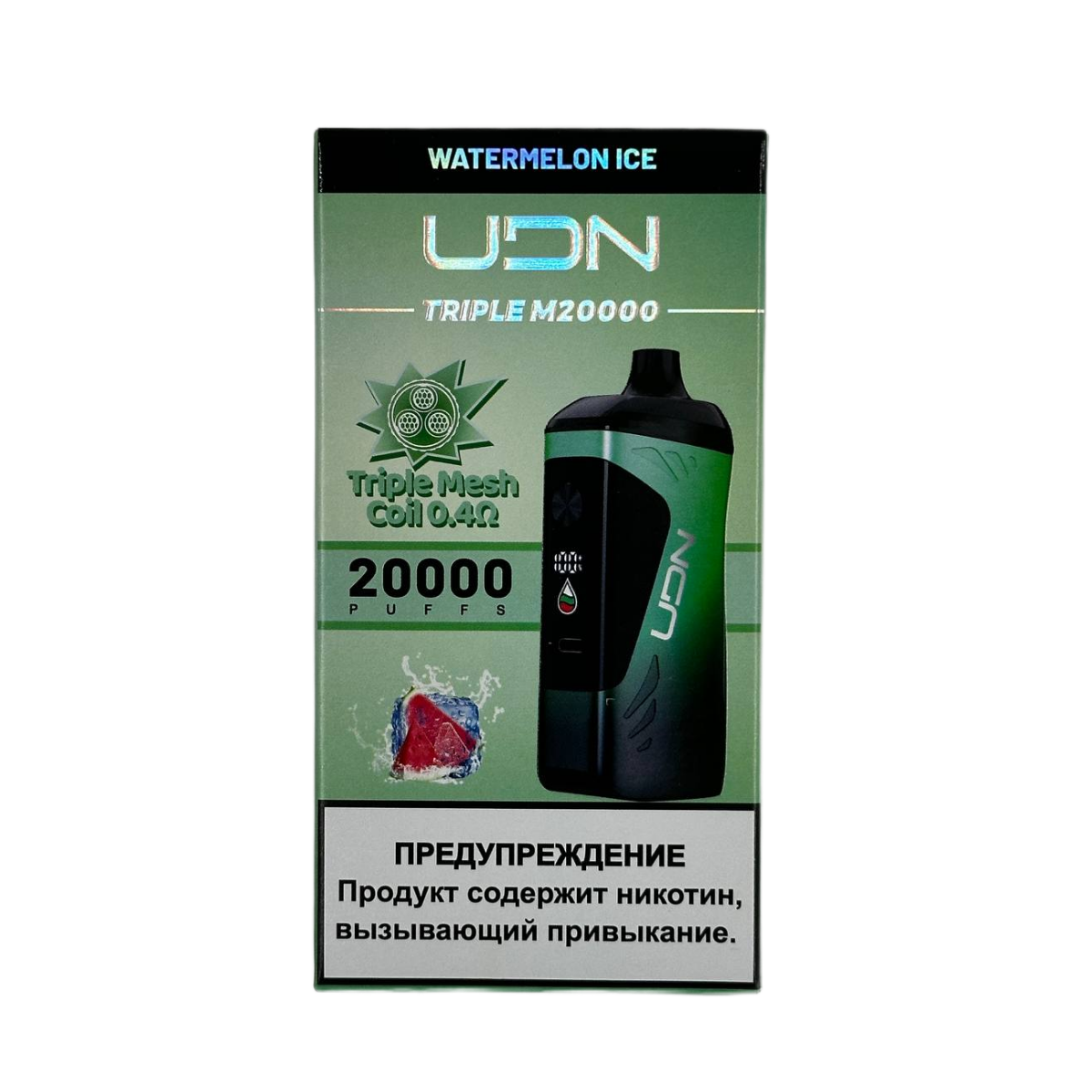 UDN TRIPLE M 20000 Арбузный лед 2%