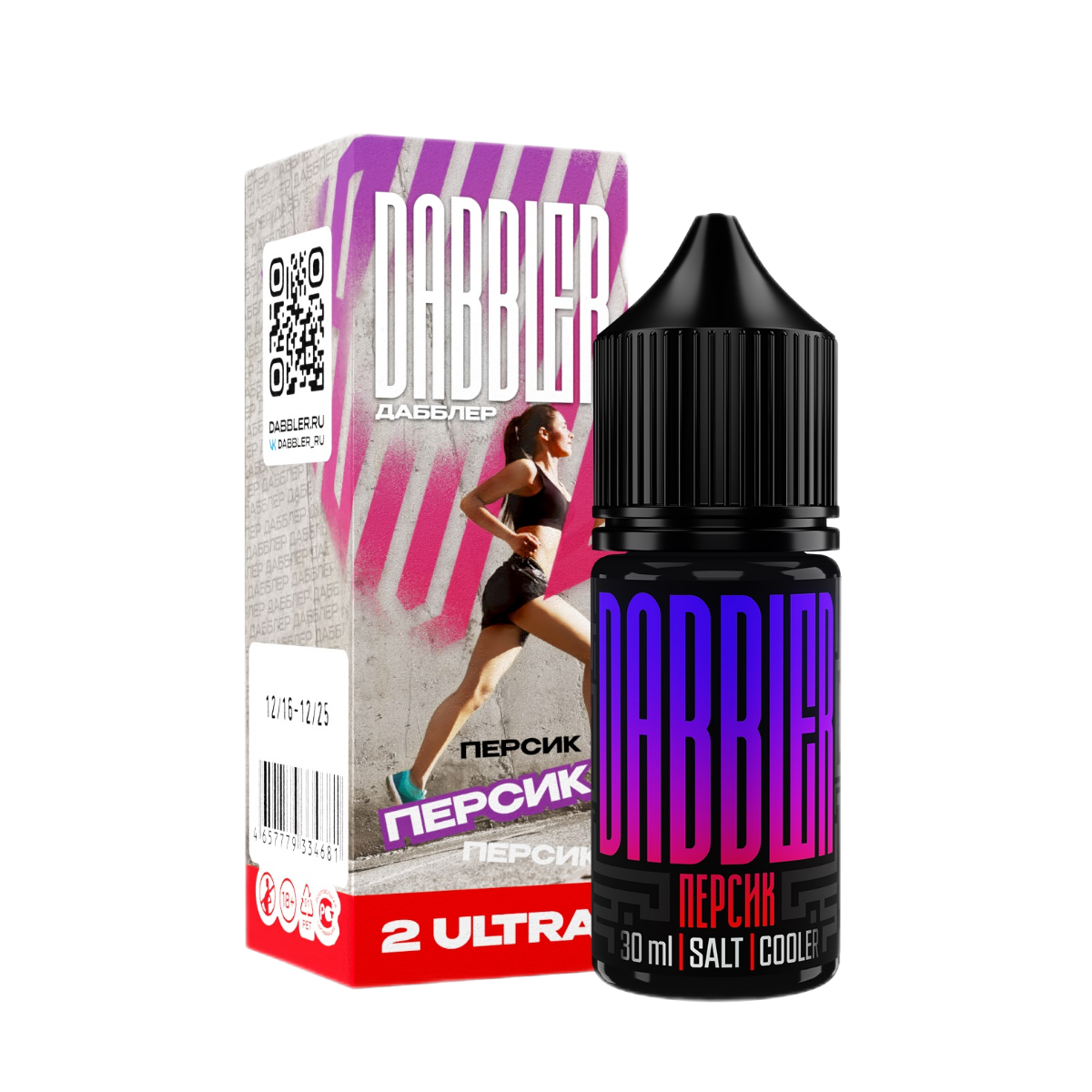 Dabbler Salt chubby Персик 30мл 2 ultra
