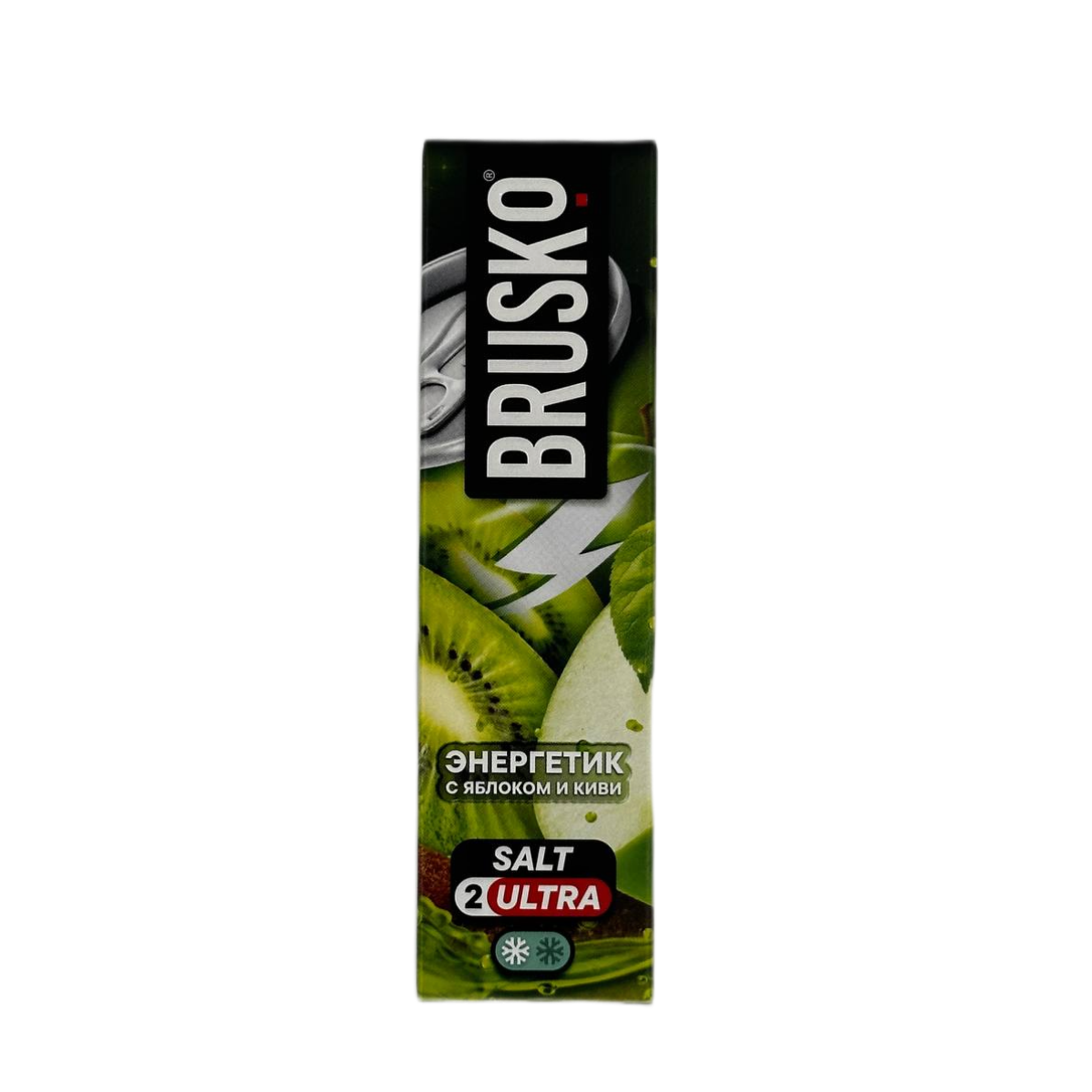 Brusko Salt (Chubby) ultra Энергетик с яблоком и киви 35мл.20мг.