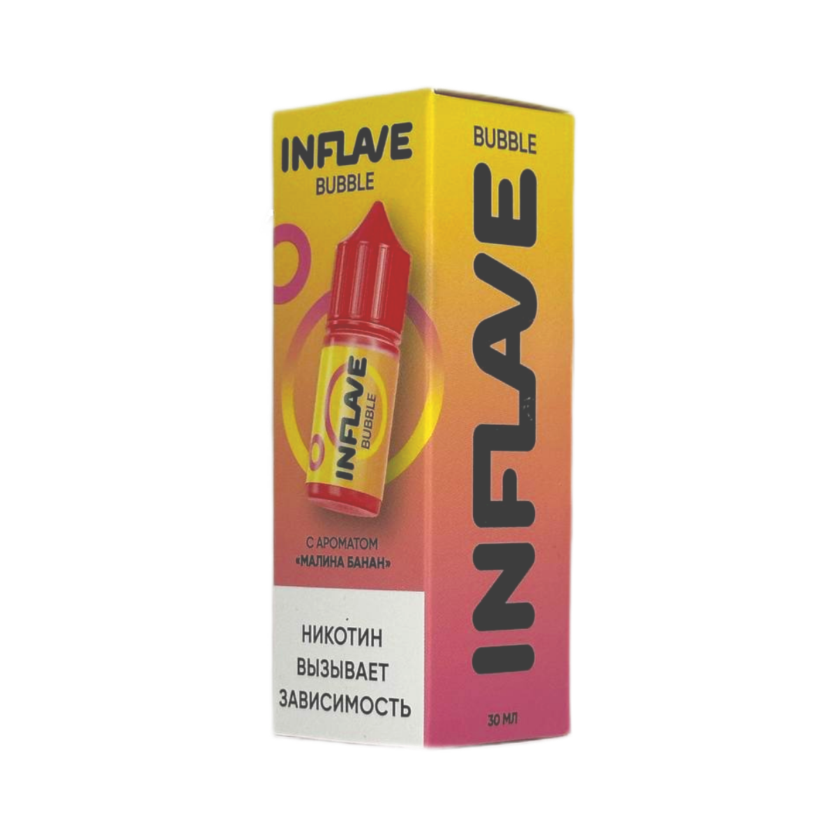 INFLAVE BUBBLE Малина банан 30мl. 2 %