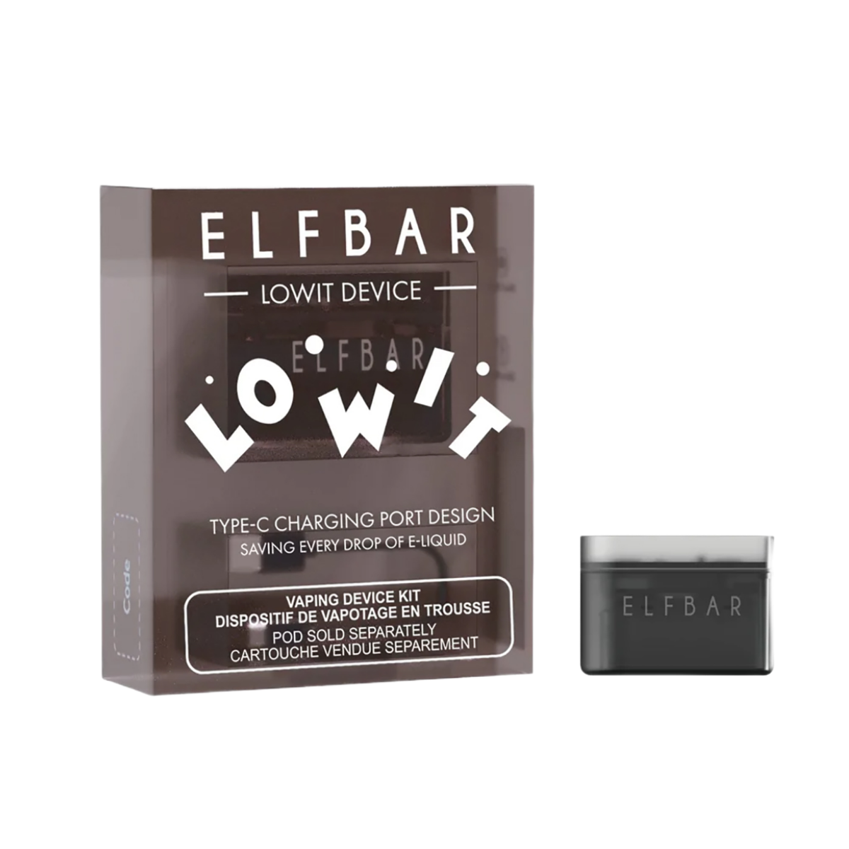 ELFBAR LOWIT Черный