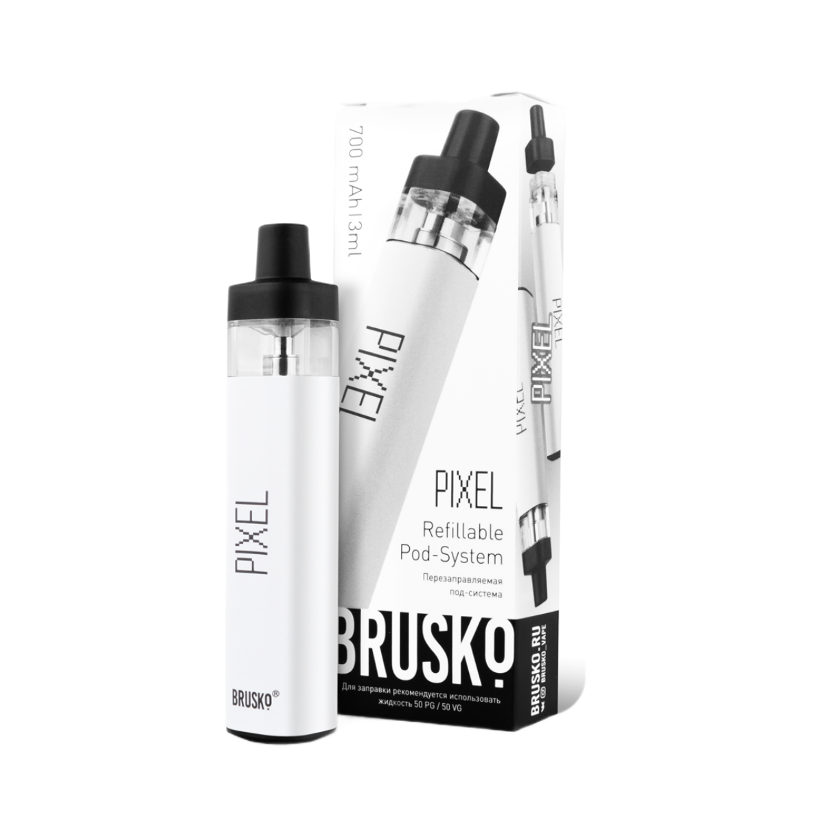 BRUSKO PIXEL 700mAh Белый