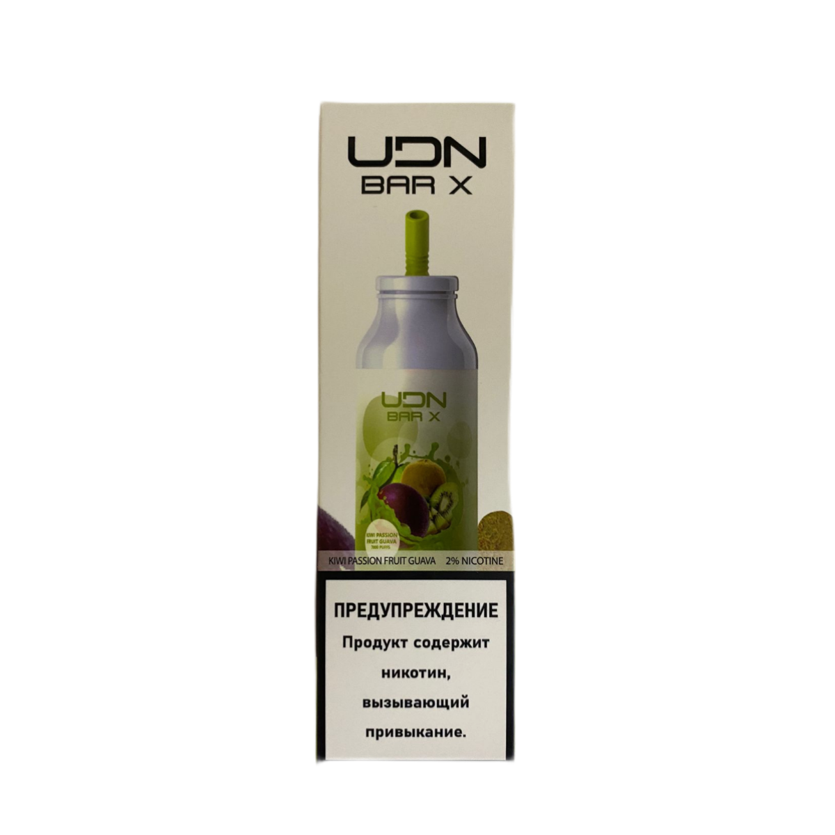 UDN BAR X 7000 Киви маракуйя гуава 2%