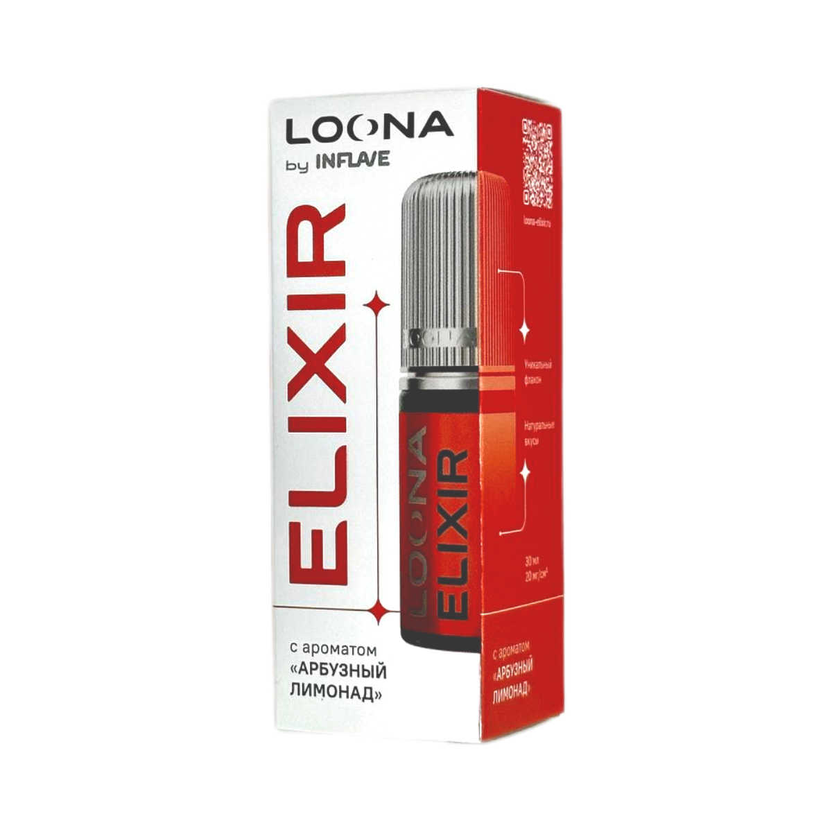 INFLAVE LOONA ELIXIR Арбузный лимонад 30мл.20мг.