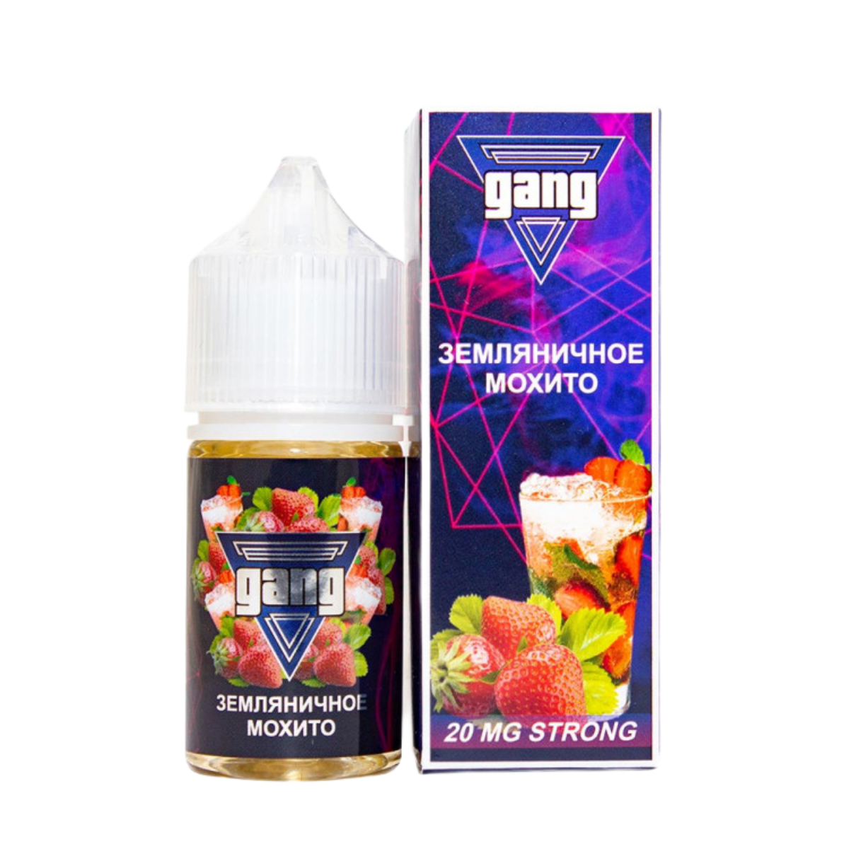 GANG Strong Земляничное мохито 30мл 4.5%