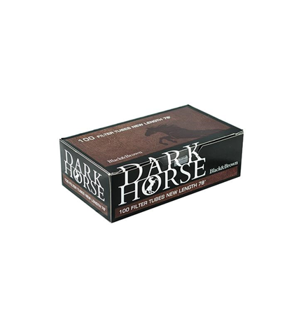 Гильза сигарет. DARK HORSE Black Brown 100