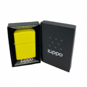 ZIPPO/24839 Classic покр Lemon лат. сталь желтая