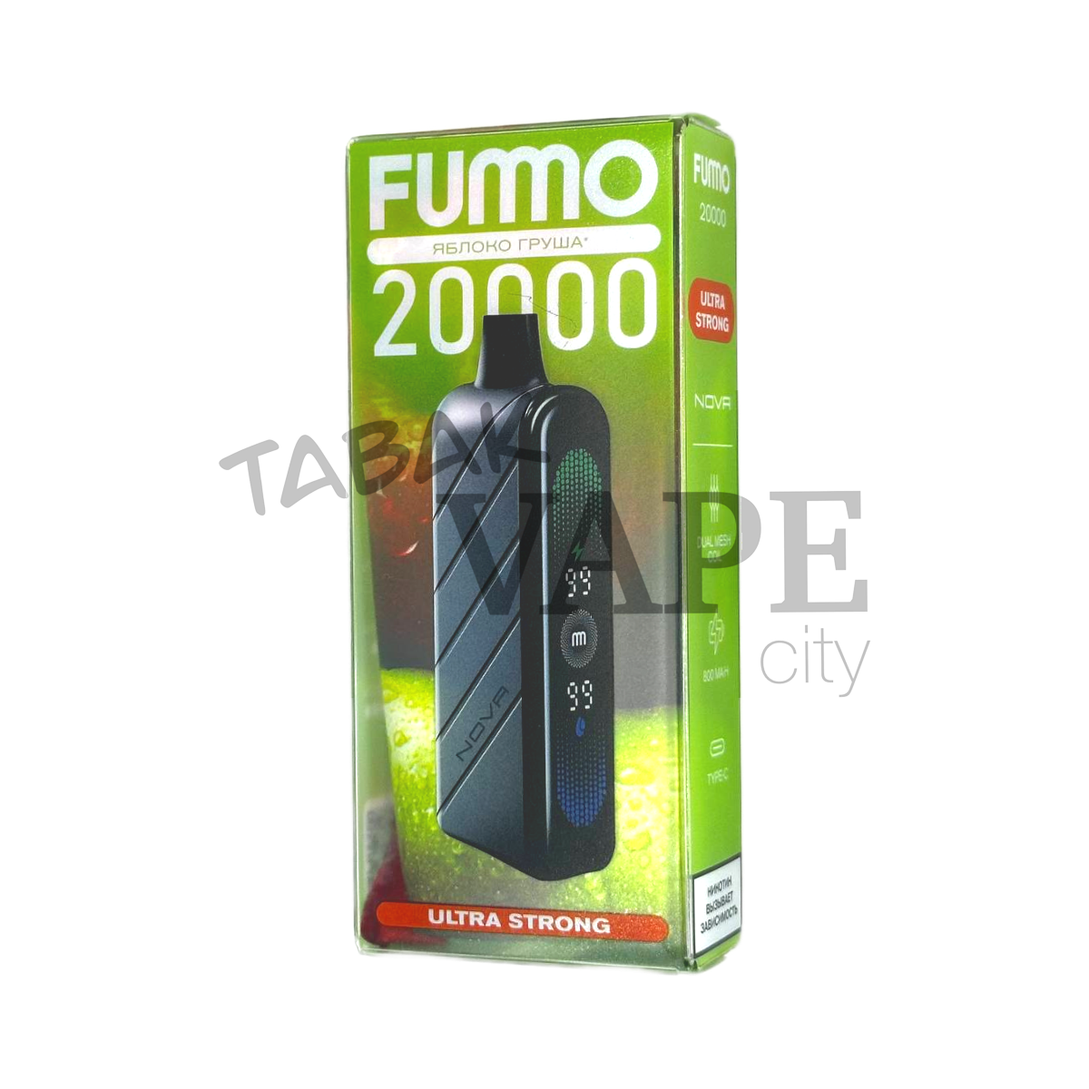 FUMMO NOVA Ultra Strong 20000 Яблоко груша 2%