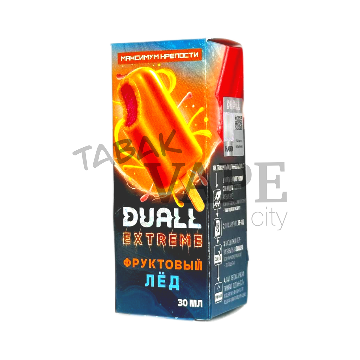 DUALL EXTREME EXTRA HARD Фруктовый лед 30мл.20мг.