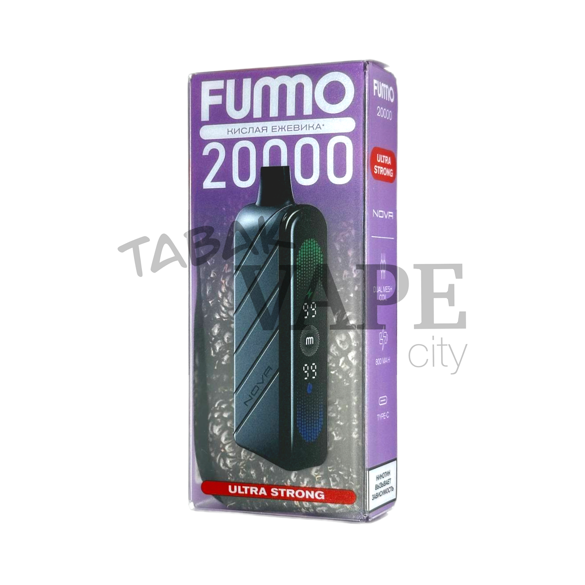FUMMO NOVA Ultra Strong 20000 Кислая ежевика 2%