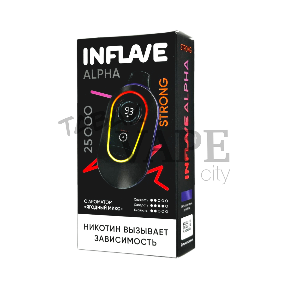 INFLAVE ALPHA 25000 Strong Ягодный микс 2%