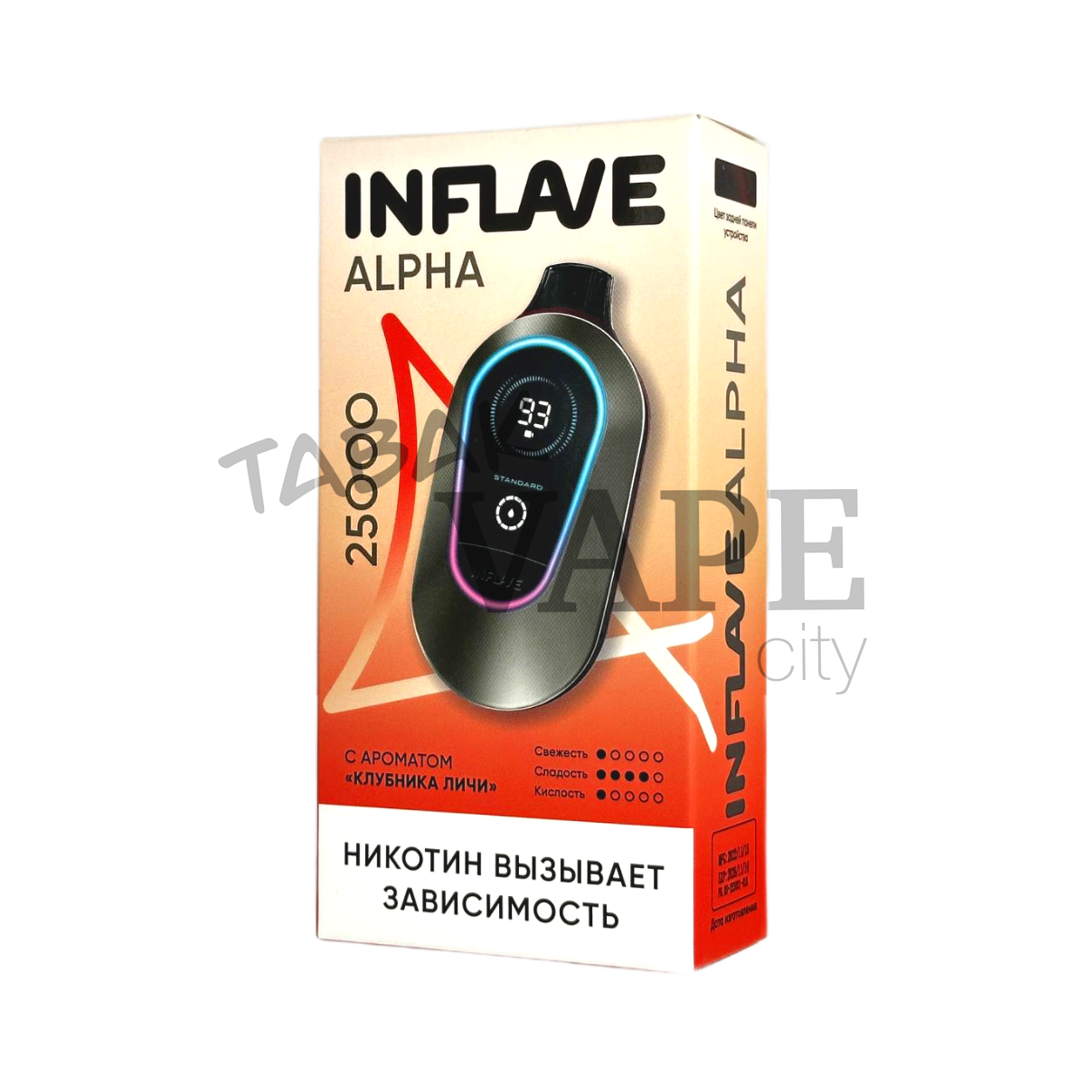 INFLAVE ALPHA 25000 Клубника личи 2%