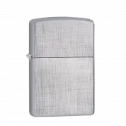 ZIPPO/28181 Classic с покр. Brushed Chrome лат-сталь,сереб. мат.