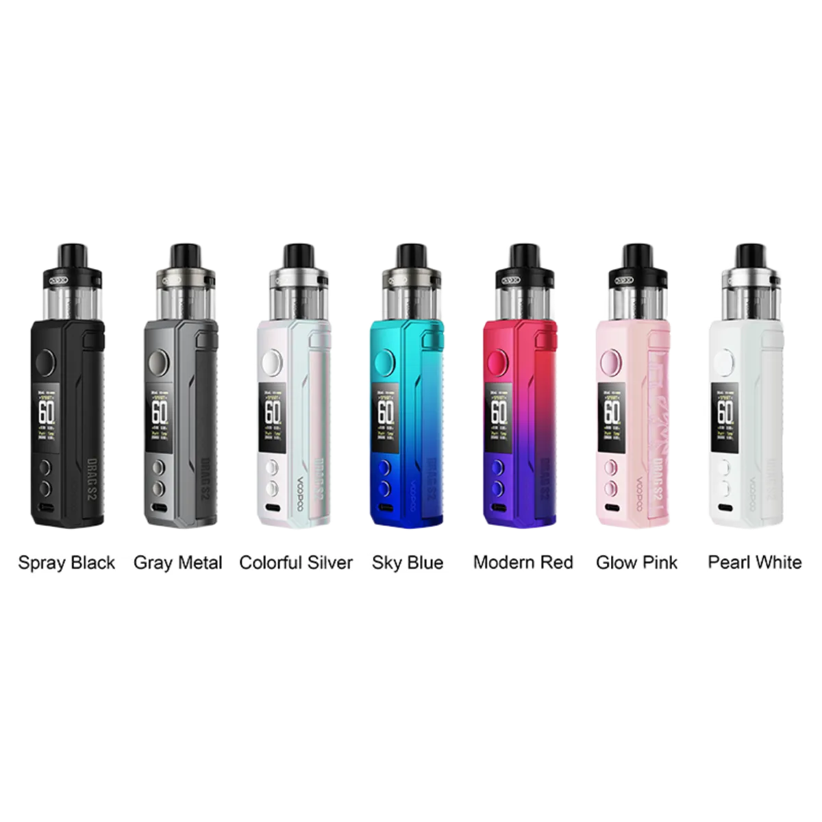 Voopoo DRAG S2 Pod-Mod 2500mAh Kit Modern Red VP-155E