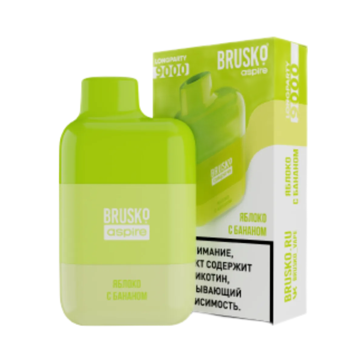BRUSKO LONGPARTY 9000 Яблоко с бананом 2%