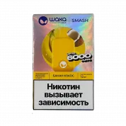 WAKA SMASH 6000 Банан кокос 2%