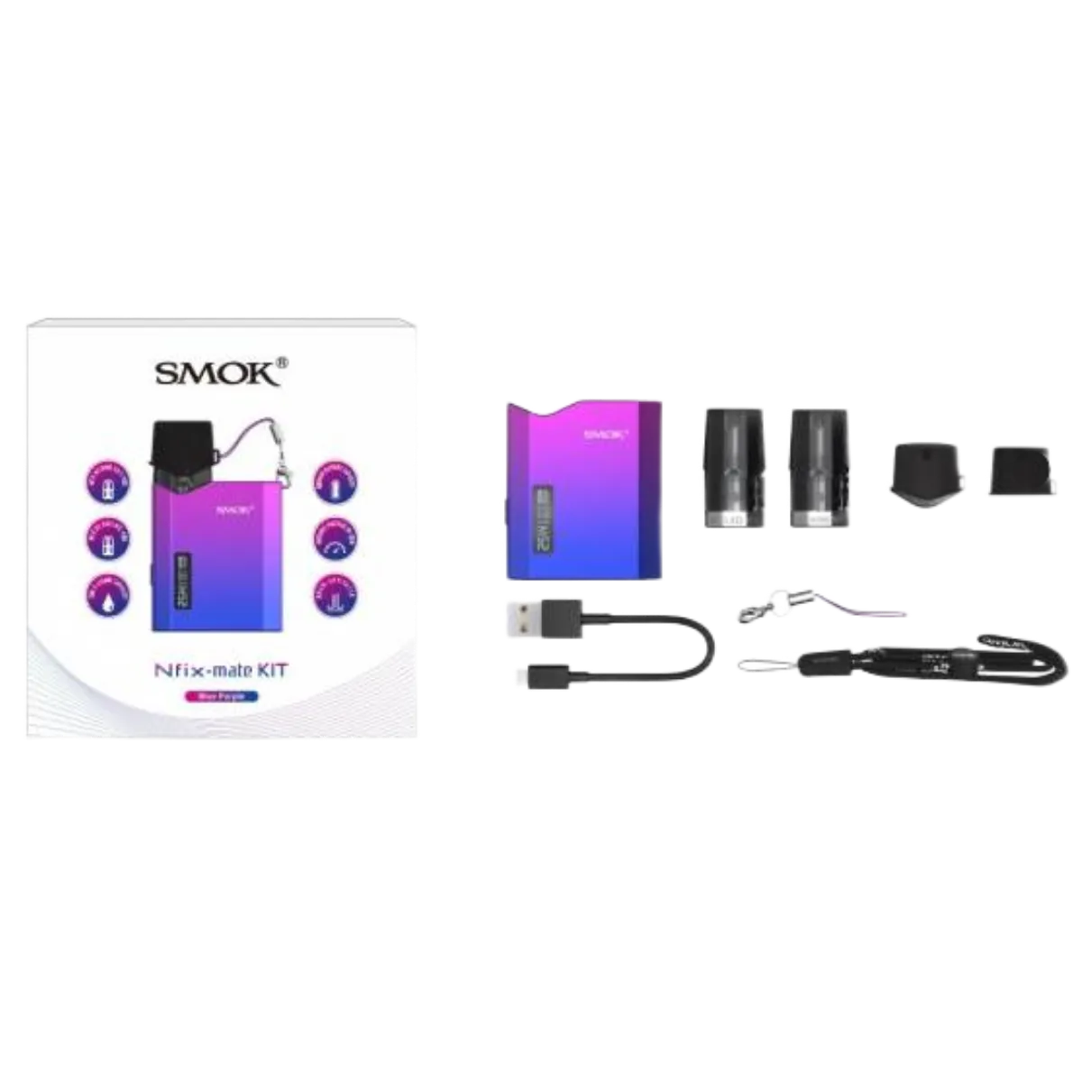 SMOK Nfix-mate 1100mAh Kit SMOK-074A Silver