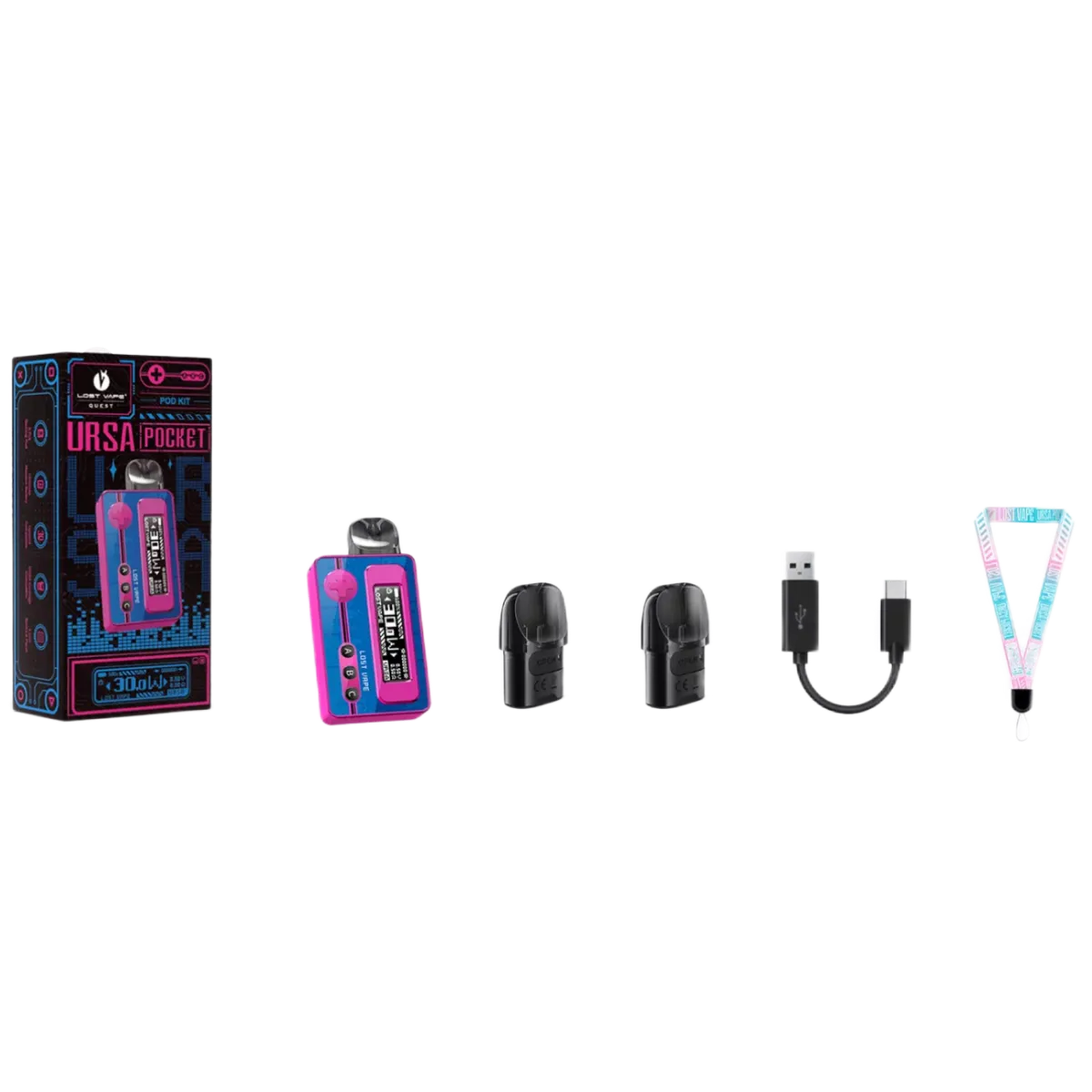 Lost Vape Ursa Pocket 1200mAh Saiyan Trunk / Сайян