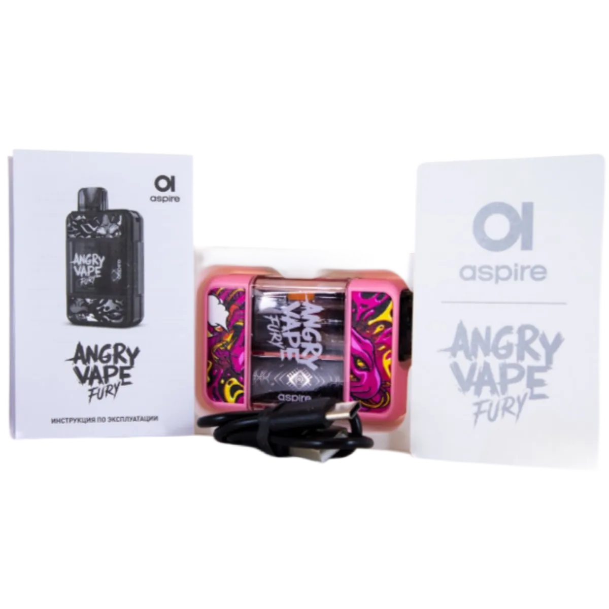 BRUSKO ANGRY VAPE FURY 650mAh Черный