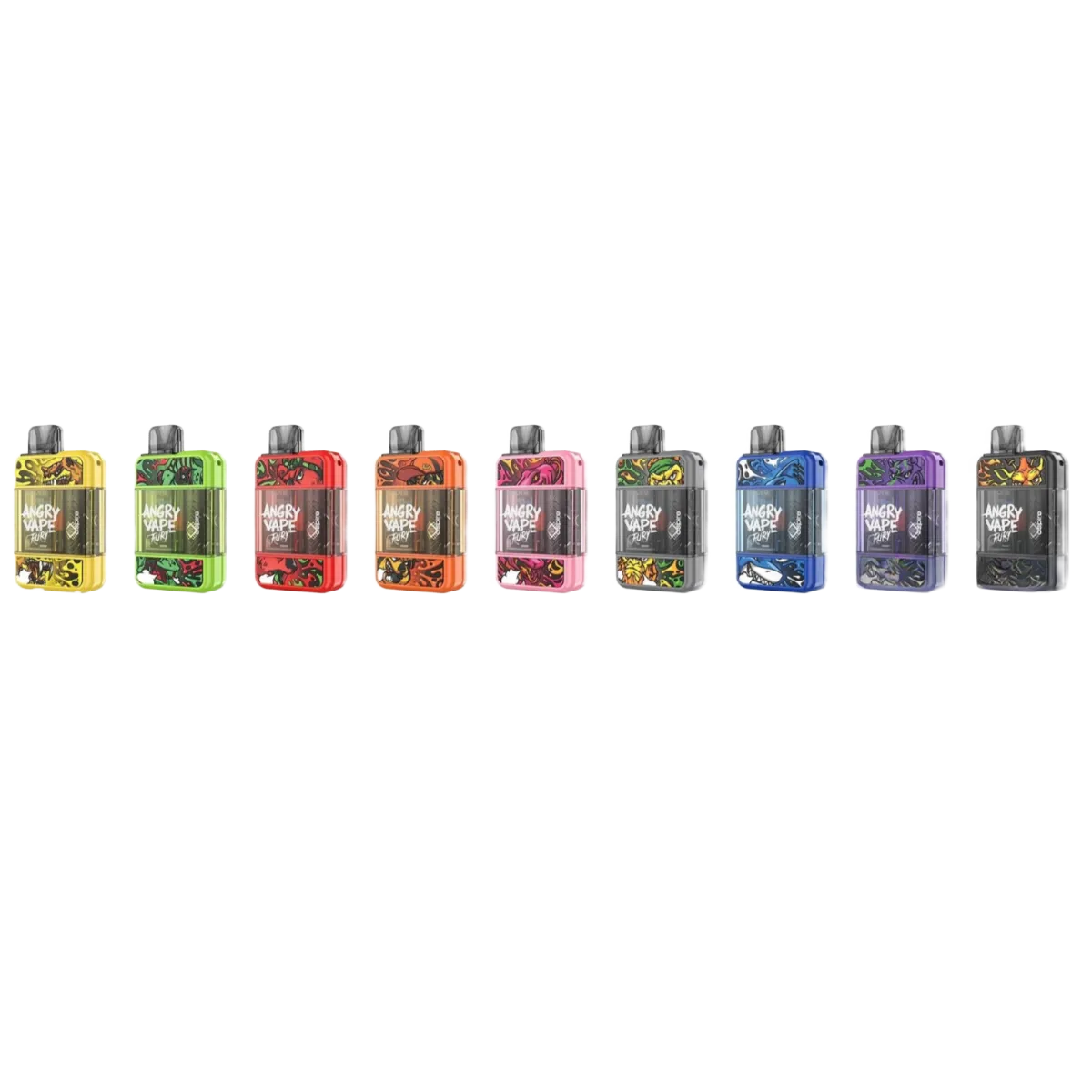 BRUSKO ANGRY VAPE FURY 650mAh Черный