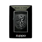 ZIPPO/48730 Dragon Design покр.Street Chrome, лат/сталь, серебро