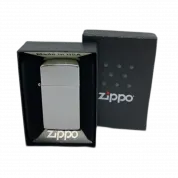 ZIPPO/1607 Slim покр.Street Chrome лат-сталь, сереб,мат.