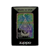 ZIPPO/49061 Classic покр.Multi Color, лат/сталь, разноцветная глянц.