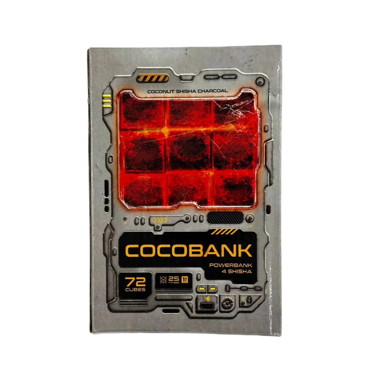 Уголь COCOBANK 1 кг. (72 шт) 25mm